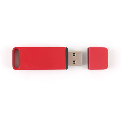 Baking Paint Surface USB 3.0 Flash Drive สีตัวถังและโลโก้ OEM พร้อมสีแดง